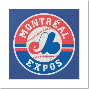 Montreal Expos Vintage Logo Posters and Art